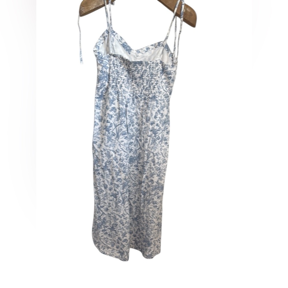Lucky Brand Blue and Gray Spaghetti Strap Slip Midi Dress wedding guest Italy - Picture 12 of 12